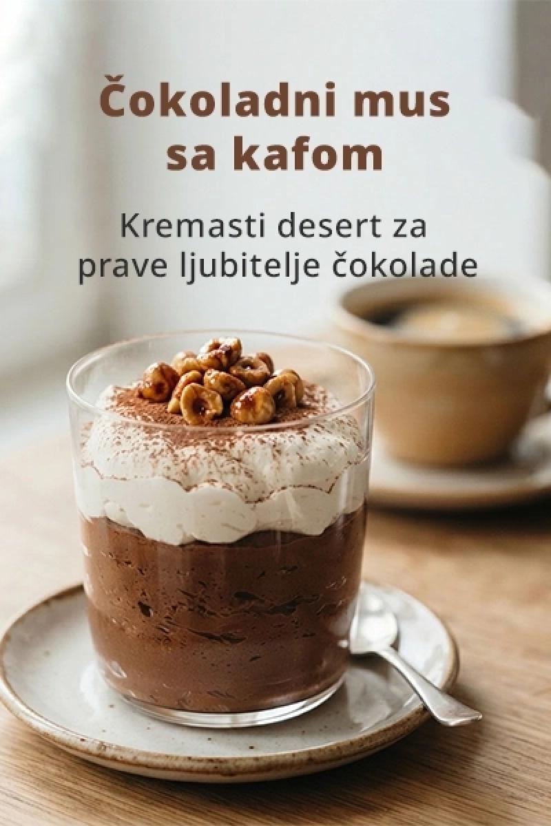 Čokoladni mus sa kafom – kremasti desert za prave ljubitelje čokolade